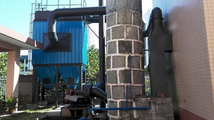 江門(mén)4噸燃煤鍋爐改造生物質(zhì)鍋爐布袋除塵器包合格